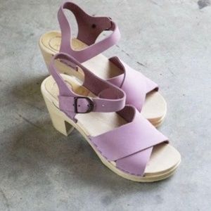 No.6 Cross Front Clog VIOLET -NEW - size 40 (9.5)
